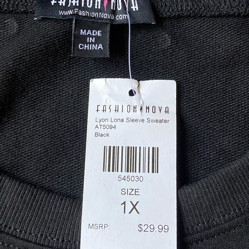 Fashion Nova Crop Top Size 1X. - Picture 6 of 6